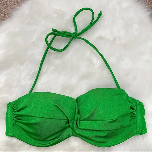 🚫SOLD🚫 Victoria's Secret Emerald Green Very Sexy Line Halter Strapless Bikini - Picture 11 of 16